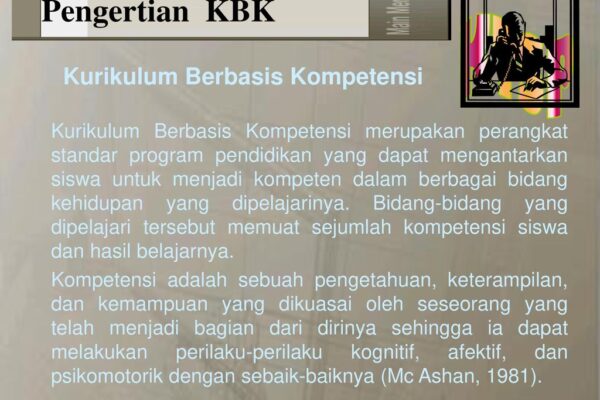 Kurikulum Berbasis Kompetensi (KBK)