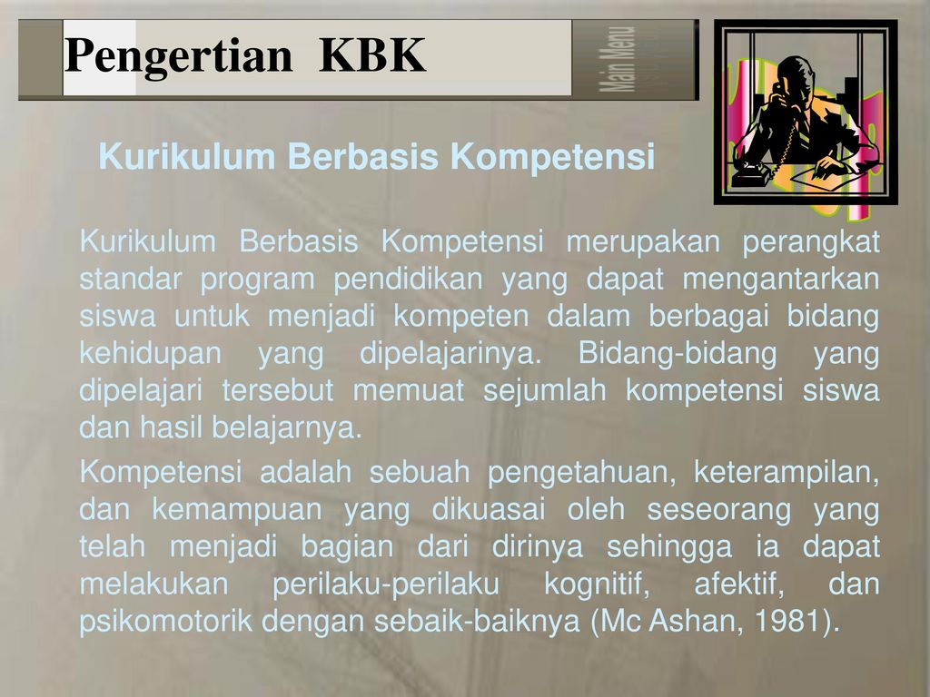 Kurikulum Berbasis Kompetensi (KBK)